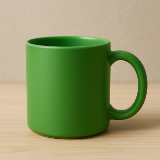 Green Leaf Teetasse in Grüntee grün